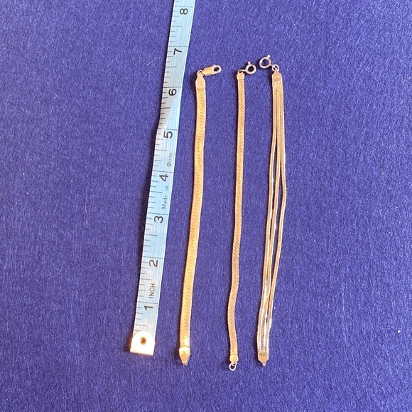 Sterling silver chain bracelets - Picture 3 of 4